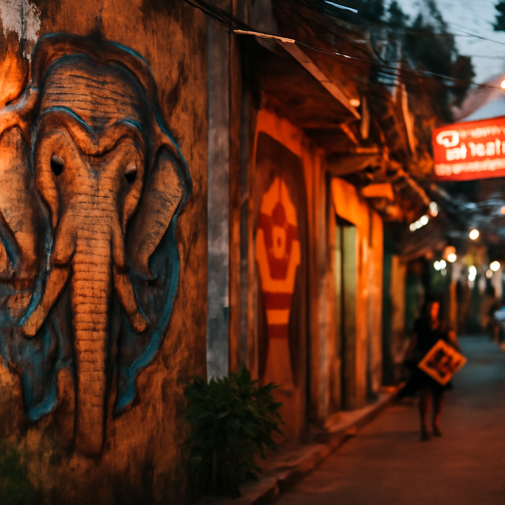 5 Hidden Street Art Gems in Banglamphu Area