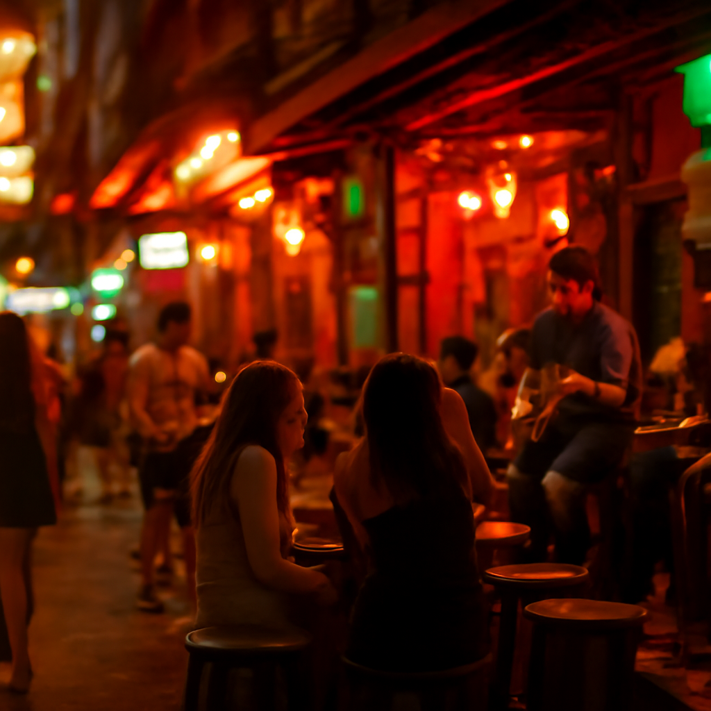 Bangkok's Electric Nightlife: Khaosan Bars and Live Music