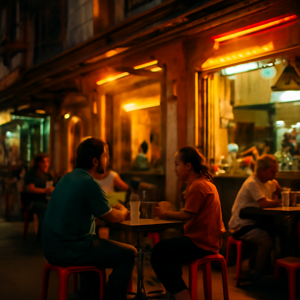 Old School Thai Coffee Shops in Banglamphu Under 50 Baht
