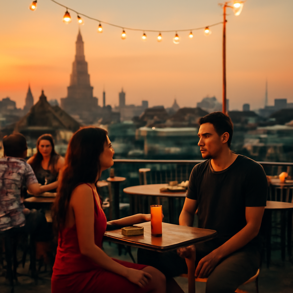Rooftop Bars Near Khaosan for Sunset Views Under 400 Baht
