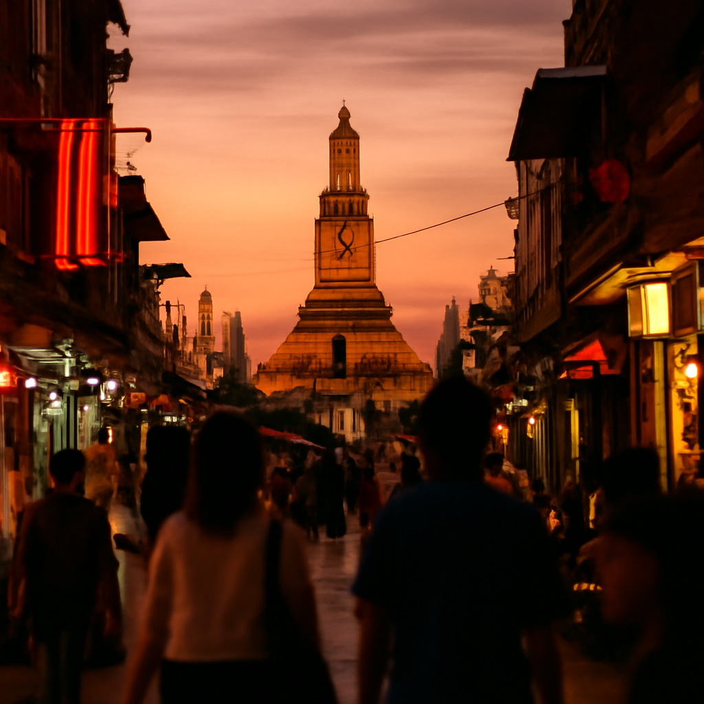Sunset Magic at Wat Arun: From Khaosan Road Adventure