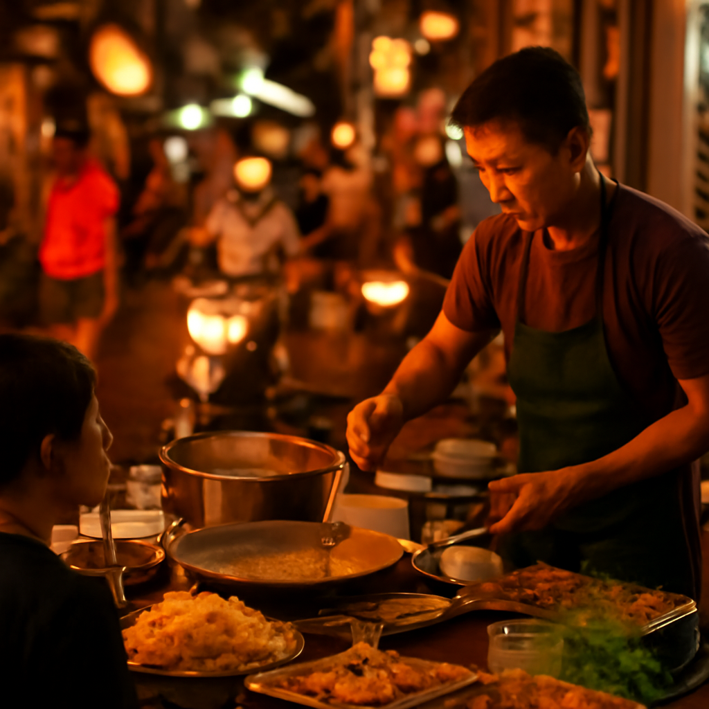 Top Hidden Street Food Gems Near Khaosan Under 100 Baht